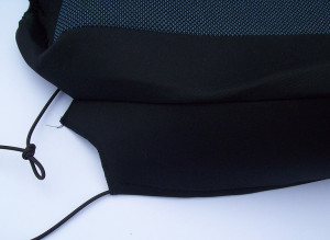 Pokrowiec na siedzisko montowany na gumowy sznurek